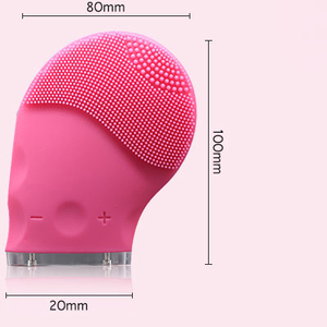 Beliebte elektrische Silikon-Gesichts reinigungs bürste Wiederauf ladbare Reinigungs-Vibrations reinigungs werkzeuge Gesichts bürste - Product Image 5