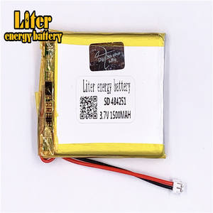 Plug 1.5-<span class=keywords><strong>2</strong></span> P 3.7 V 484251 mah 1500 lithium polymer lipo rechargeable battery li ion Solar lithium battery with PCM - Product Image 2