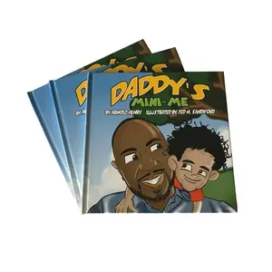 Impressão em cores de livros de histórias infantis personalizados para crianças coloridas