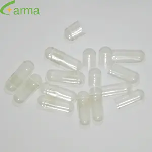 Clear Separated Halal Empty Gelatin Capsules Size 0