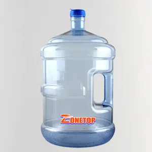 热卖无溢出可重复使用的18.9升18.9l 19L 20L塑料5加仑水瓶宠物