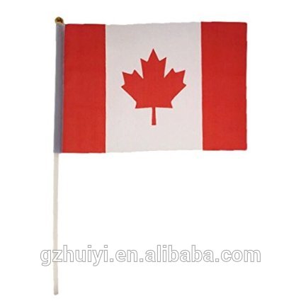 Пользовательские дешевые рекламные Канада ручной флаг