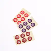 Autoadesivo etichetta di marca rossetto resina Epossidica sticker