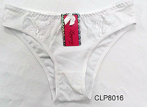Culotte de bikini basique pour femme de marque personnalisée avec nœud et imprimé dentelle, écologique, respirante, sous-vêtement quotidien, service OEM - Product Image 3