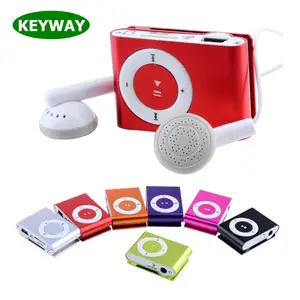 1-32GB Klip Mini Portabel Mendukung SD TF Logam USB MP3 Pemutar Media Musik Pemain Mp3 Manual