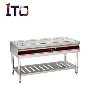 เชิงพาณิชย์สแตนเลสไฟฟ้า Bain Marie สำหรับอุปกรณ์จัดเลี้ยง - Product Image 1
