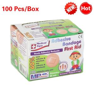 Plester Luka Perban Perekat Pertolongan Pertama OEM/ODM Anak-anak Bayi Bulat 22Mm - Product Image 2
