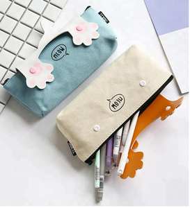 Koreaanse Stijl Leuke Racoon Palm Potlood Gevallen Potlood Zakken Voor Verkoop - Product Image 6