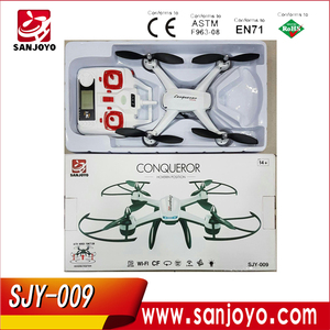 Brand factory Original conqueror SJY-009 version Wifi with headless mode 360 degree flip OEM DM009 long flight time - Product Image 1