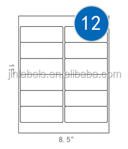 <span class=keywords><strong>4</strong></span> "x <span class=keywords><strong>1</strong></span>.<span class=keywords><strong>5</strong></span>" por <span class=keywords><strong>disquete</strong></span> etiqueta 12 up autoadhesivo etiqueta A4 etiqueta - Product Image 2