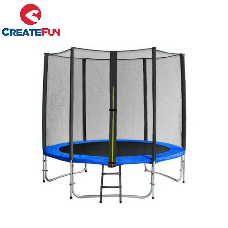 CreateFun 5ft niños saltando de cama equipo de gimnasio al aire libre grande tramoline con cerramiento