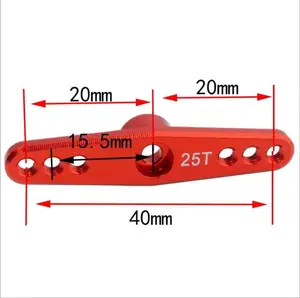 Metalen Aluminium 25T Servo Hoorn Stuurarmen Voor 1/10 1/8 Schaal Rc Trucks Auto Buggy 'S Vervanging Upgrade Onderdelen