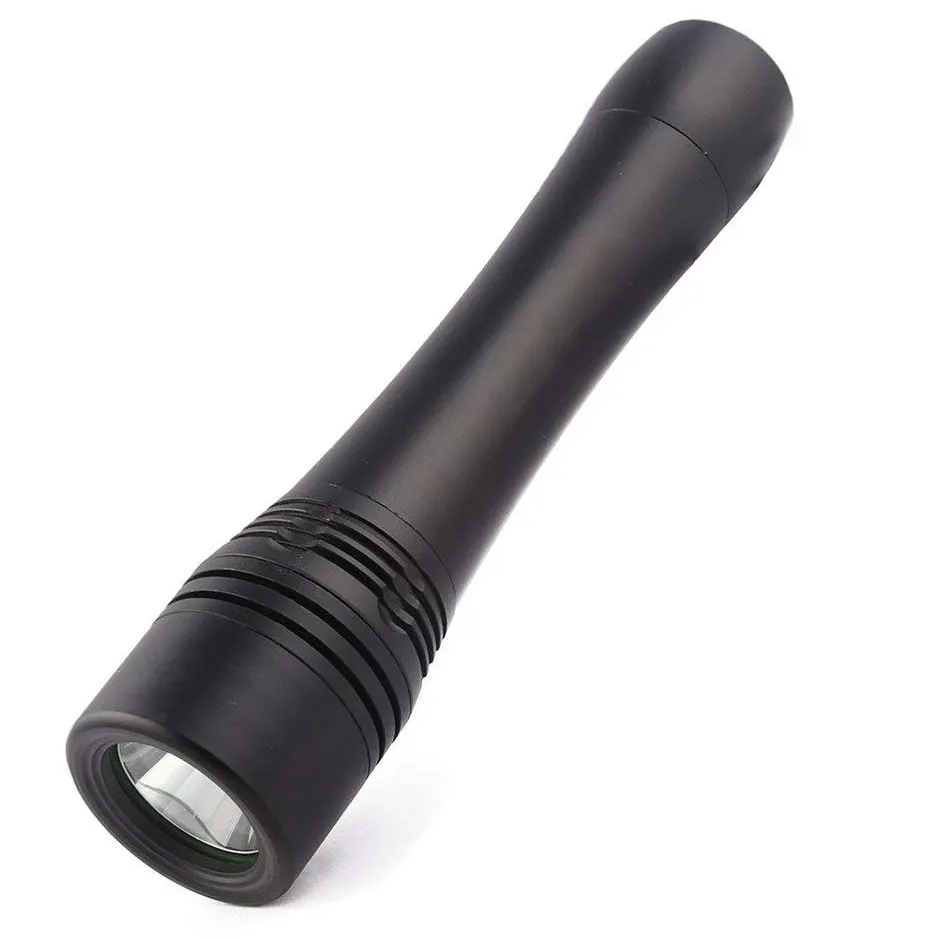 Waterproof 10W Aluminum Multi Function 18650 Rechargeable Diving Flashlight with Charger