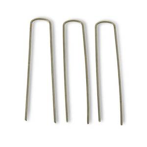 Estacas Metálicas Galvanizadas en Forma de <span class=keywords><strong>U</strong></span> con Parte Superior Cuadrada/Redonda, Clavos para Césped en Forma de <span class=keywords><strong>U</strong></span>, Pasadores para Césped - Product Image 4