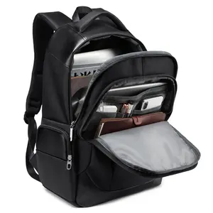 Toptan öğrenci dizüstü sırt çantası USB şarj su geçirmez laptop çantası