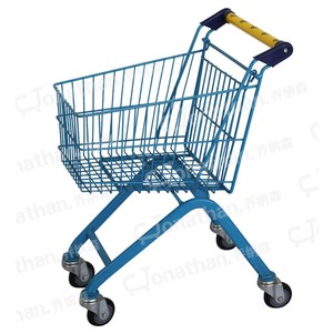 SXD-17L baby supermarkt winkelen trolley kleine size kids metalen mini karren