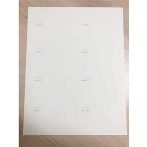 Perforate micro hole on Teslin paper sheet