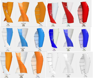 ESG-turbina aerogeneradora de eje Vertical, modelo pequeño de alta calidad, 12V, 24V, 48V, 400W, 500W, 600W, tipo espiral - Product Image 3