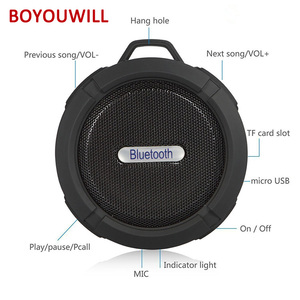 Wireless <strong>Car</strong> <strong>Bluetooth</strong> <strong>Speaker</strong> Outdoor Sport Portable C6 Waterproof <strong>Speakers</strong> - Product Image 3