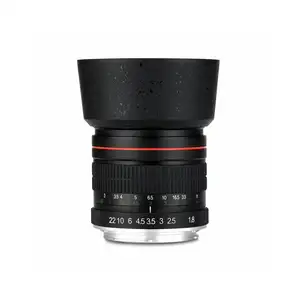 Lightdow-lente de cámara de marco completo enfoque Manual, 85mm, F/1,8, para Canon EOS, Rebel, 80D, 77D, 700D, 70D, 60D, 50D, 5D, 6D, 7D, 600D, 550D, 200D, etc.