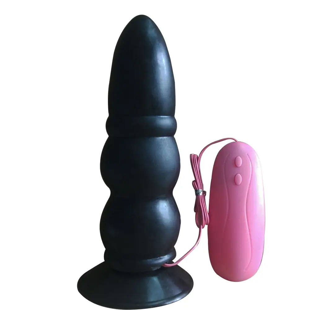 Hete Verkoop Vrouwelijke Masturbatie Flexibele Dildo Grote Dildo Zwarte Vaste Anale Plug Vibrerende Anale Plug