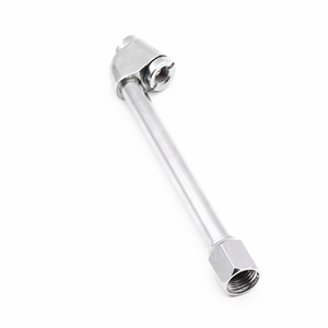 6 "Long Tilt-Lock Angle Head Double Pied Chrome Plaqué Air Mandrin 1/4" NPT Pneu Gonflage Air Mandrin Pneu Réparation <span class=keywords><strong>Garage</strong></span> - Product Image 6