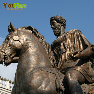 Famosa Statua Equestre di Marco Aurelio in Bronzo per Esterni - Product Image 4