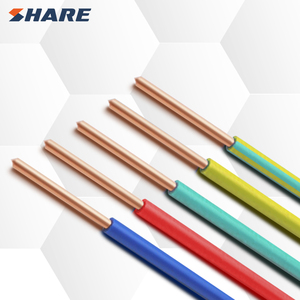 Cable <span class=keywords><strong>de</strong></span> PVC <span class=keywords><strong>de</strong></span> Color Rojo con Núcleo <span class=keywords><strong>de</strong></span> Cobre a Precio Económico, Cable <span class=keywords><strong>de</strong></span> Alimentación con Aislamiento <span class=keywords><strong>de</strong></span> Alambre Único, Línea <span class=keywords><strong>de</strong></span> Alimentación ZR-BV1.5 <span class=keywords><strong>de</strong></span> Color Amarillo, CA 450/750V - Product Image 2