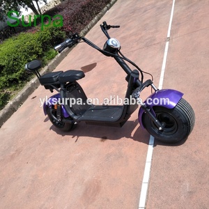 1500w <span class=keywords><strong>2000w</strong></span> 60v12ah batterie au lithium citycoco gros pneu harleyment e voiture véhicule/scooter de livraison électrique 2 places/tournant la lumière - Product Image 2