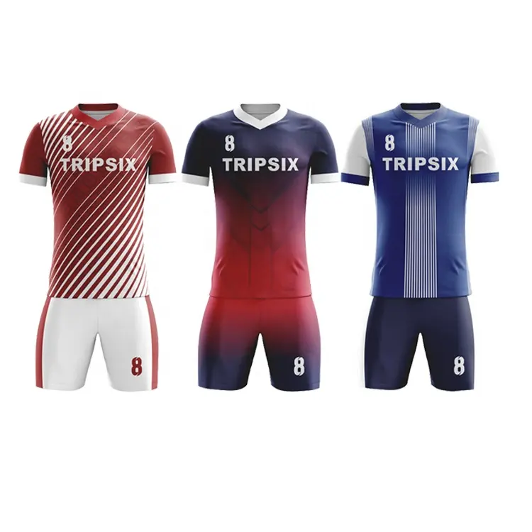 Maillot de Football importé de chine, Kits uniformes de Football bon marché, maillot de l'équipe nationale de Football
