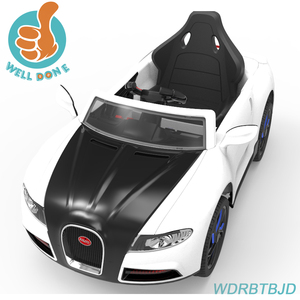 Bugatti paseo en coche que labra el modelo más reciente Con Licencia, niños juguete eléctrico WDRBTBJD - Product Image 6