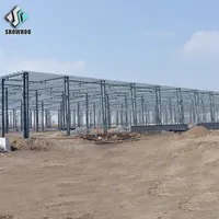 Edificio de estructura de acero estructura pre diseñado edificios de acero de almacén construcción