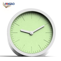Horloge murale vintage en ligne de ciment, pendule créative, vente en gros, pour salon et chambre à coucher