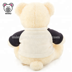 Felice di Tutti I Giorni di Sublimazione Teddy Orso T shirt Commercio All'ingrosso Stampa Personalizzata LOGO Animale di Pezza Morbido <span class=keywords><strong>Peluche</strong></span> Giocattolo Per Bambini di <span class=keywords><strong>Grandi</strong></span> Dimensioni Orsacchiotto - Product Image 4