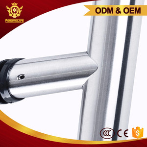 Tienda puerta de cristal de aluminio sólido Acero inoxidable manija de la puerta industrial - Product Image 4