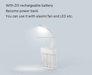 Original Xiaomi ZI5 AA/AAA <span class=keywords><strong>Ni</strong></span>-MH Cargador de Batería USB Power <span class=keywords><strong>Bank</strong></span> 4 unids para - Product Image 5