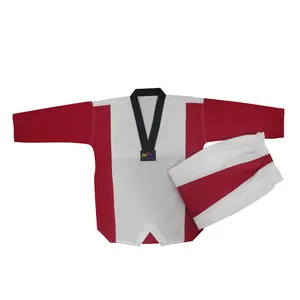Woosung Martial Arts Dragen Custom Logo Hoge Kwaliteit Taekwondo Kleding Uniform