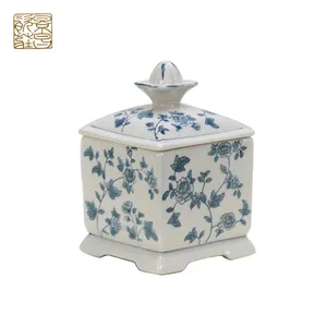 Nhỏ Và Tinh Tế Nhỏ Gốm Đính Hộp Lưu Trữ Cho Đồ Trang Sức - Product Image 1