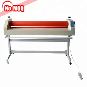 GEEN MOQ automatische 51 inch laminaat machine roll film papier koud lamineermachine met stand fabrikant