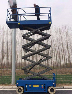 Lift Gunting Hidrolik Elektrik Mini Portabel untuk Dalam dan Luar Ruangan, Bersertifikat <span class=keywords><strong>CE</strong></span> dan ISO, 4-12m, untuk Pekerjaan Perbaikan di Ketinggian - Product Image 4