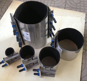 Abrazaderas de Reparación de Acero Inoxidable SS 304-201/Hierro Dúctil, Abrazadera de Reparación de Fugas de Tuberías de Acero Inoxidable - Product Image 2