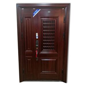 निकाल इस्पात सुरक्षा द्वार अद्वितीय घर डिजाइन सुरक्षा दरवाजे धातु बाहरी दरवाजा - Product Image 3