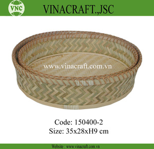 High Quality <b>Bamboo</b> <b>Basket</b> in Heart Shape for Storage Home Decor Decorative <b>Baskets</b> for Wedding - Product Image 3