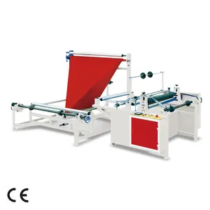 Folding Machine CP- 1200FD Plastic Ultrasonic Sealing TCG Taiwan Zhibao Taiwan 90m/min EPC Magnetic Power Brake for Unwinder