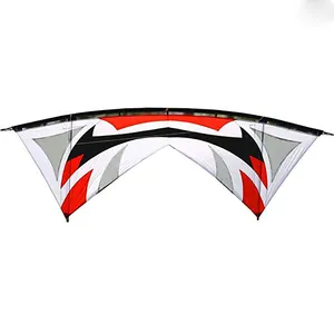 Outdoor sport toy 4 quad line nylon stunt kite for adults