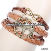 2013 la tela pulsera infinito <span class=keywords><strong>el</strong></span> hambre en <span class=keywords><strong>el</strong></span> <span class=keywords><strong>juego</strong></span> de pájaro de fuego pulsera de la personalidad - Product Image 1