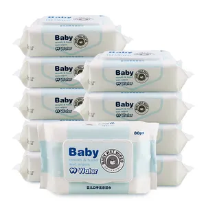 Lingettes écologiques en bambou, biodégradables, pour le nettoyage de bébé, à l'aloe Vera, bio, vente en gros, pièces