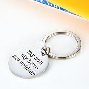 LLavero de My Son, My Hero, My Soldier, militar, esposa, madre, hijo, regalo de Navidad, novio - Product Image 1