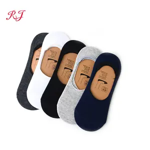 RJ-II-0269 özel logo gizli çorap erkekler için mens no show astar çorap mens loafer çorap