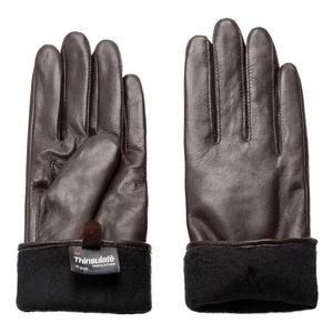 GL77 <span class=keywords><strong>guanti</strong></span> da <span class=keywords><strong>donna</strong></span> <span class=keywords><strong>in</strong></span> <span class=keywords><strong>pelle</strong></span> di montone marrone - Product Image 5